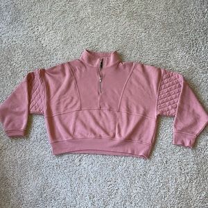 Wild Fable crop pull over sweater- size L